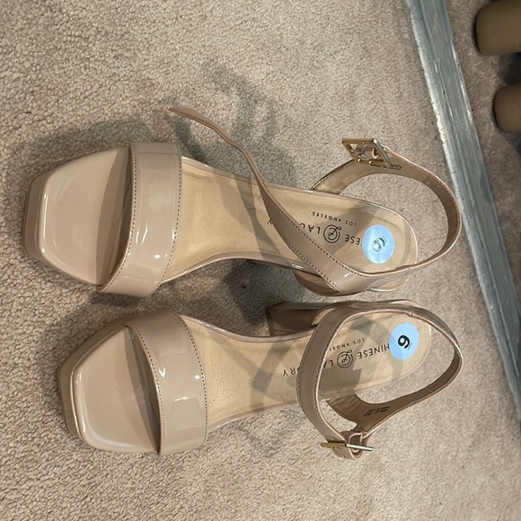 chinese laundry tan heels